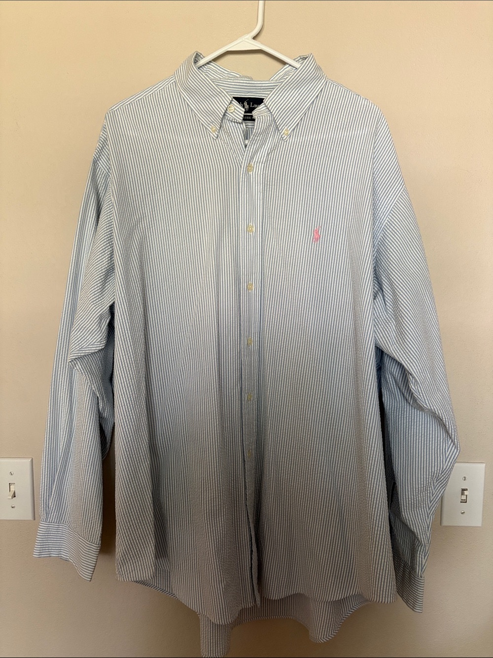 Men’s Ralph Lauren Seersucker Dress Shirt